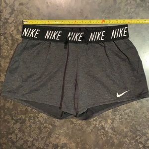 Nike Dri-fit dark heather grey shorts